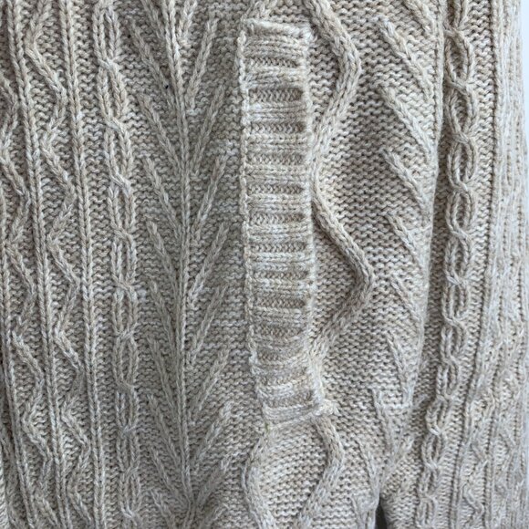 Guess Women' s Lane Full Zip Cardigan Sweater Size Med Toasted Taupe NWT - Picture 4 of 11